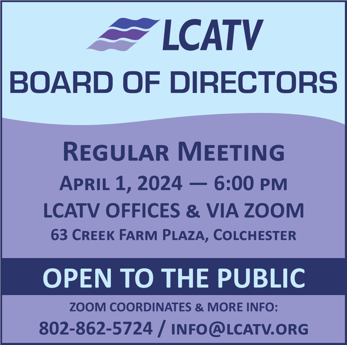 LCATV Board Meeting
